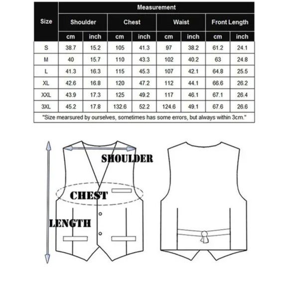 NEW MEN'S Suit Vest Slim Fit Waistcoat Tan - Picture 5 of 6